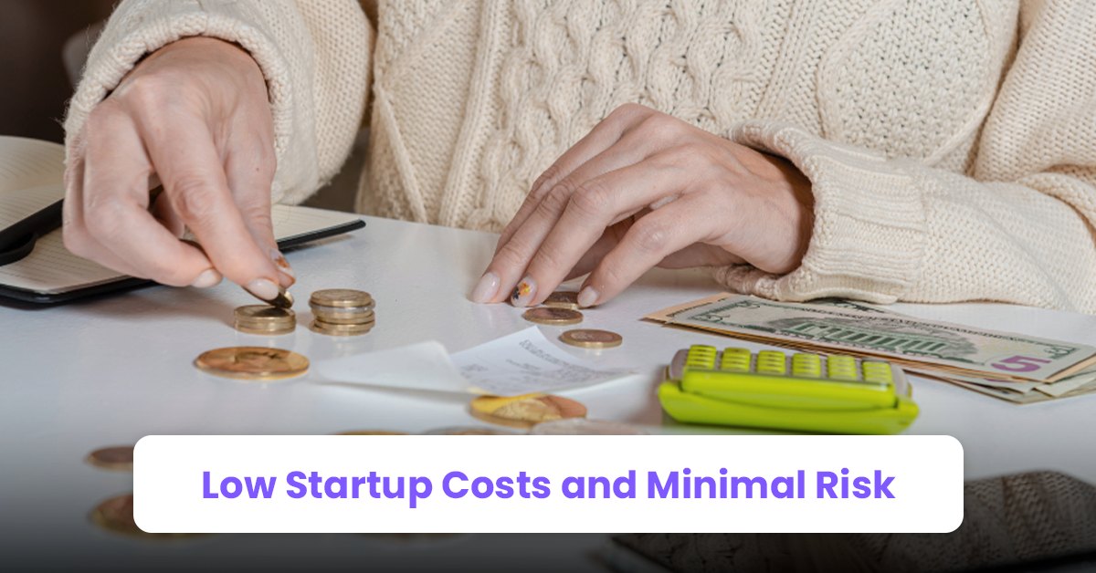 2. Low Startup Costs and Minimal Risk