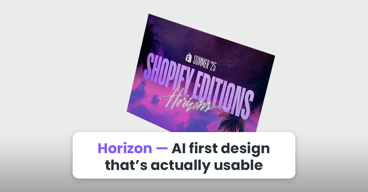 Horizon — AI-first design that’s actually usable