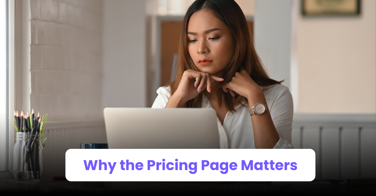 Why the Pricing Page Matters