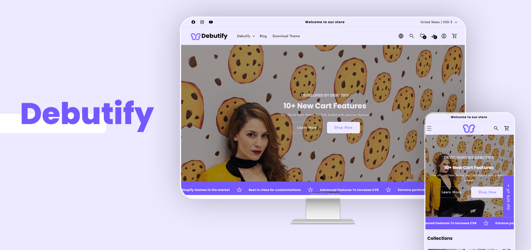 1. Debutify | Versatile & Conversion-ready