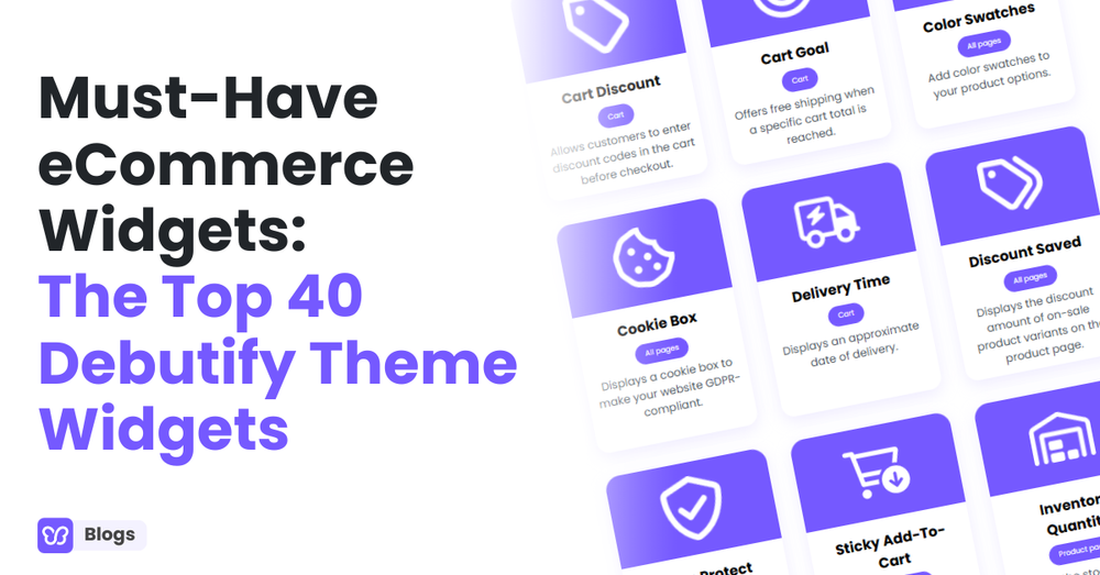 ecommerce widgets