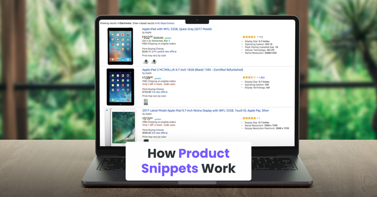 How Product Snippets Work
