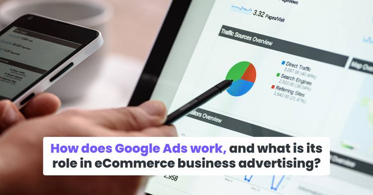 How does Google Ads work, and what is its role in eCommerce business advertising?