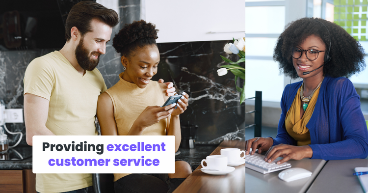 Providing excellent customer service