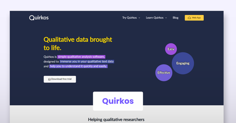 Tool 5: Quirkos