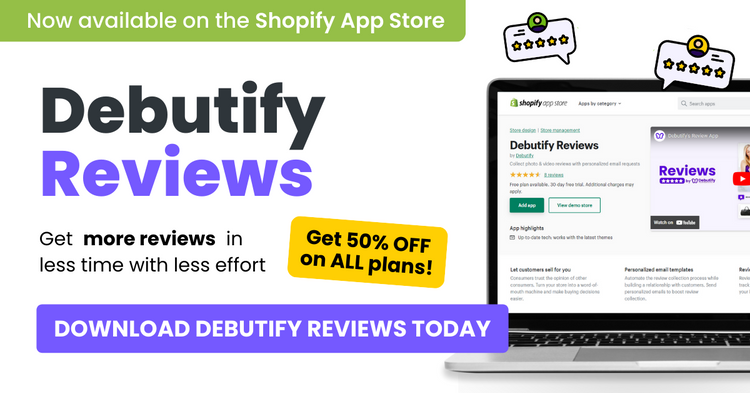 Debutify Launches Its Own Review App