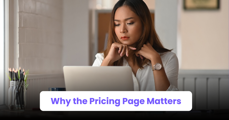 importance of a pricing page
