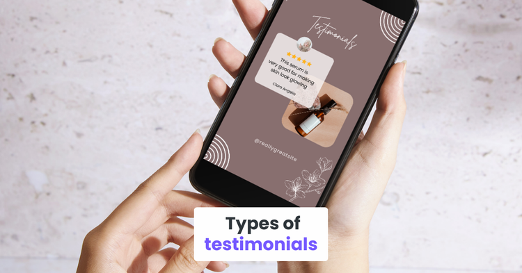 Types of testimonials