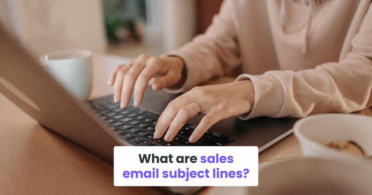 What are email subject lines for sales?