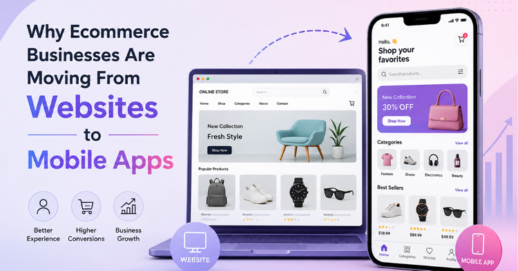 Why Ecommerce Businesses Are Moving From Websites to Mobile Apps